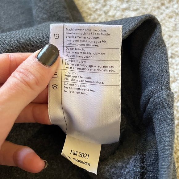 Carhartt Men's Loose Fit Oversized Pullover Hoodie Long Sleeve Dark Gray Size M - Picture 6 of 10